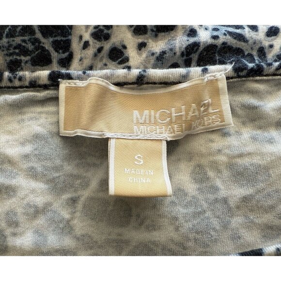 Michael Kors Relaxed Fit Round Neck Short Sleeve Pullover Top Blouse Women's S - Picture 7 of 9